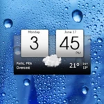 digital clock & world weather android application logo